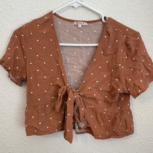 lottie moss polka dot blouse